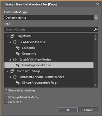 main page view model